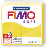 Staedtler FIMO Soft Pâte à Modeler à Durcir au Four - 57g - Jaune Citron - Marque Staedtler - Age à partir de 8 ans
