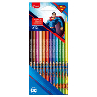 Maped Superman Crayons de Couleur - 12 pièces - Marque Maped - Type d'écriture Crayon de couleur