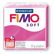 Staedtler FIMO Soft Pâte à Modeler à Durcir au Four - 57g - Raspberry - Marque Staedtler - Age à partir de 8 ans