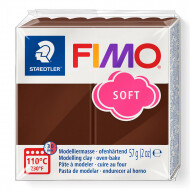 Staedtler FIMO Soft Pâte à Modeler à Durcir au Four - 57g - Chocolat - Marque Staedtler - Age à partir de 8 ans