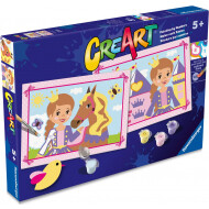 Ravensburger CreArt Junior Petites Princesses - Peinture par Numéros - À partir de 5 ans - Age à partir de 5 ans
