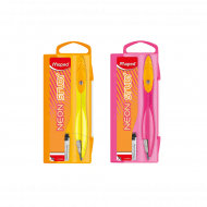 Maped Neon Study Compas - 2mm - 2 pièces - 2ass - Marque Maped