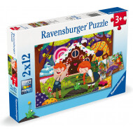 Ravensburger Puzzle Contes de Fées - À partir de 3 ans - 2x12 pièces - Age à partir de 3 ans