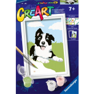 Ravensburger CreArt Border Collie - Peinture par Numéros - Dès 7 ans - Age à partir de 7 ans