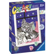 Ravensburger CreArt Chatons - Peinture par Numéros - Dès 11 ans - Age à partir de 11 ans