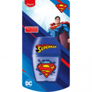 Maped Superman Potloodslijper met Opvangbakje - 1 Gat - Blauw - Merk Maped