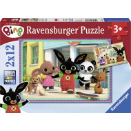 Ravensburger Puzzle Bing Bunny Deux Puzzles - Dès 3 ans - 12 pièces - Age à partir de 3 ans