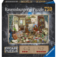 Ravensburger Puzzle Escape Puzzle Da Vinci Artists Workshop - À partir de 12 ans - 759 pièces - Age à partir de 12 ans