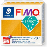 Staedtler FIMO Effect Metallic Pâte à Modeler à Durcir au Four - 57g - Or Métallique - Marque Staedtler - Age à partir de 8 ans