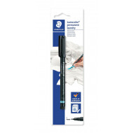 Staedtler Lumocolor Permanent Laundry Feutre Textile -Résiste à l'Eau - 0,6mm - Noir - Marque Staedtler - Couleur Noir - Type d'écriture Feutre de textile