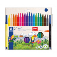 Staedtler Noris Kleurviltstiften - 20 stuks - Merk Staedtler - Type schrijfgerief Viltstift - Kleur Multicolor