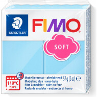 Staedtler FIMO Soft Pâte à Modeler à Durcir au Four - 57g - Pastel Aqua - Marque Staedtler - Age à partir de 8 ans