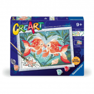 Ravensburger CreArt Fish in Love - Schilderen op Nummer - Vanaf 7 Jaar - Age à partir de 7 ans