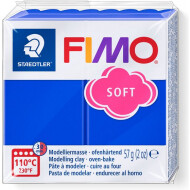 Staedtler FIMO Soft Pâte à Modeler à Durcir au Four - 57g - Bleu Brillant - Marque Staedtler - Age à partir de 8 ans