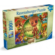 Ravensburger Puzzle Marvel Groot - À partir de 6 ans - 100 pièces XXL - Age à partir de 6 ans