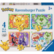 Ravensburger Puzzle Pokémon - À partir de 3 ans - 12+16+20+24 pièces - Age à partir de 3 ans