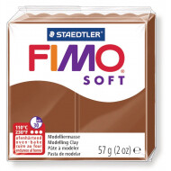 Staedtler FIMO Soft Pâte à Modeler à Durcir au Four - 57g - Caramel - Marque Staedtler - Age à partir de 8 ans