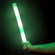 Foam Stick met LED Lamp - Inclusief Batterij - 48 cm - Groen