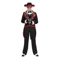 Muerto Manuel - Déguisemennt - Taille 52-54 - Multicolor - 2 pièces - Sexe Hommes - Taille  52/54