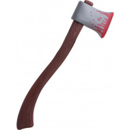 Bebloede Bijl - 58cm - Plastic - Bruin