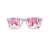 Lunettes Ensanglanté - Attribut de Déguisement - Adulte - Blanc