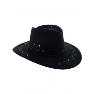 Cowboyhoed - One Size - Kind - Zwart