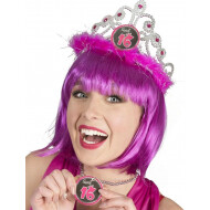 Tiara Sweet 16 - One Size - Kunststof