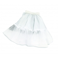Petticoat - Meisjes - One Size - Wit - Maat One Size - Leeftijd Junior - Geslacht Meisje