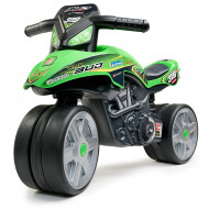 Moto sans Pédales de Course avec Roues Silencieuses - 2-5 Ans - Vert - Marque Falk - Age 2 à 5 ans - Couleur Vert