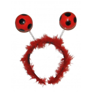 Diadème Coccinelle - Taille Unique - Rouge