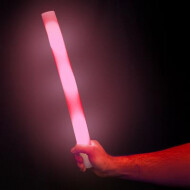 Foam Stick met LED Lamp - Inclusief Batterij - 48 cm - Rood