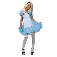 Alicia du Monde Magique - Déguisement - Taille 44-46 - Bleu - 3 pièces - Taille  44/46 - Sexe Dames