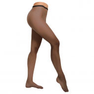 Netkousen - Dames - One Size - Zwart