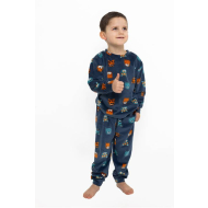 Pyjama Jongens Tigerboy - 92/128 - Topper - Type kledij Pyjama - Maat 92 - Kleur Blauw