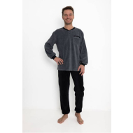 Pyjama Homme Brain - Gris - Couleur Gris - Type de vêtement Pyjamas - Taille  One Size