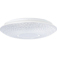 Brilliant Nunya Plafonnier – Ø42cm – Métal – Blanc - Matériel Métal - Couleur Blanc - Type de lampe LED - Nombre de points lumineux 1 - Douilles Nvt