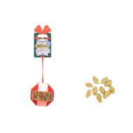 Beeztees Kerstbal met Koekjes Kip en Tonijn - Kattensnack - 30gr - Inhoud 30 g - Leeftijd Nvt