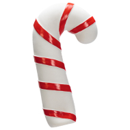 Beeztees Kerst Piepspeeltje Zuurstok - Hondenspeelgoed - Latex - 3x3x10cm - Rood