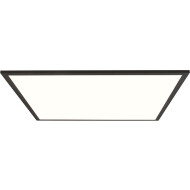 Brilliant Panneau de plafond Buffi – 59,5x59,5x5cm – Plastique/Métal – Noir - Puissance  40 W - Couleur Noir - Nombre de points lumineux 1