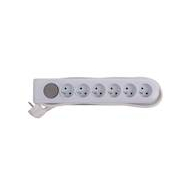 Stekkerblok met schakelaar en kabel 1,5 m 6 x 16 A - Topper - Merk Euro Tools