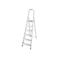 Aluminium ladder 6 treden - Topper - Merk Euro Tools - Aantal tredes 6