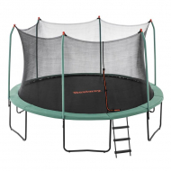 Bestway Trampoline Xtreme Air met Veiligheidsnet - Rond - Max. 113kg - Ø427x286cm - Groen - Merk Bestway - Leeftijd vanaf 6 jaar