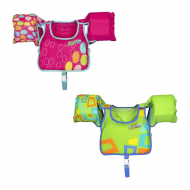 Bestway Swim Safe ABC AquaStar gilet de natation avec brassards - 3-6 ans - UPF 50 - Marque Bestway - Couleur Multicolore - Age 3 jusqu'à 6 ans