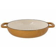 Cosy&Trendy Fontestic Poêle à Griller - Ø28xH6cm - Fonte - Or Ambré - Marque Cosy & Trendy - Convient pour Halogeen,Électrique,Keramisch,Induction,Gaz