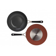 Cosy&Trendy Wok Cerapro - Ø28cm - Aluminium - Terracotta - Marque Cosy & Trendy - Convient pour Électrique,Induction,Gaz,Keramisch