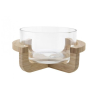 Cosy&Trendy Saladier - Rond - 30x25x15,3cm - Verre - Marque Cosy & Trendy - Matériel Poterie,Verre - Couleur Transparant,