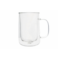 Cosy&Trendy Omagio Cappuccino - Double Paroi - 200ml - Ø7xH10,5cm - Borosilicate - 2 Pièces - Marque Cosy & Trendy - Couleur Transparant
