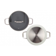 Cosy&Trendy Cerapro Hapjespan - Ø28cm - Aluminium - Clay - Merk Cosy & Trendy - Geschikt voor Gas,Inductie,Electrisch,Halogeen,Keramisch