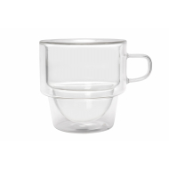 Cosy&Trendy à Double Paroi Sac à Café - 180ml - Borosilicate - 2 Pièces - Marque Cosy & Trendy - Couleur Transparant