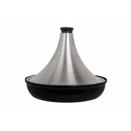 Cosy&Trendy Tajine- Ø28xH25cm - Aluminium - Gris - Marque Cosy & Trendy - Couleur Gris - Matériel Aluminium